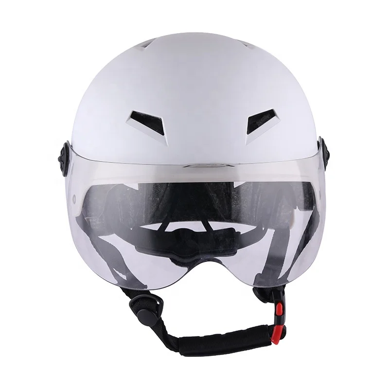 VICTGOAOL e-bike bicycle motorcycle safety helmet detachable skiing sport kid and adulT helmet cycling helmet with goggles