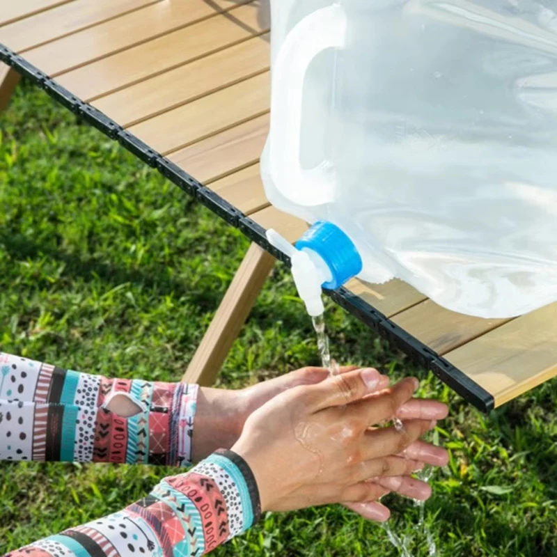 ​ Borsa per acqua pieghevole a tenuta stagna da 10 litri Secchio per acqua pieghevole per esterni Borsa per acqua portatile di grande capacità per escursioni, viaggi di pesca