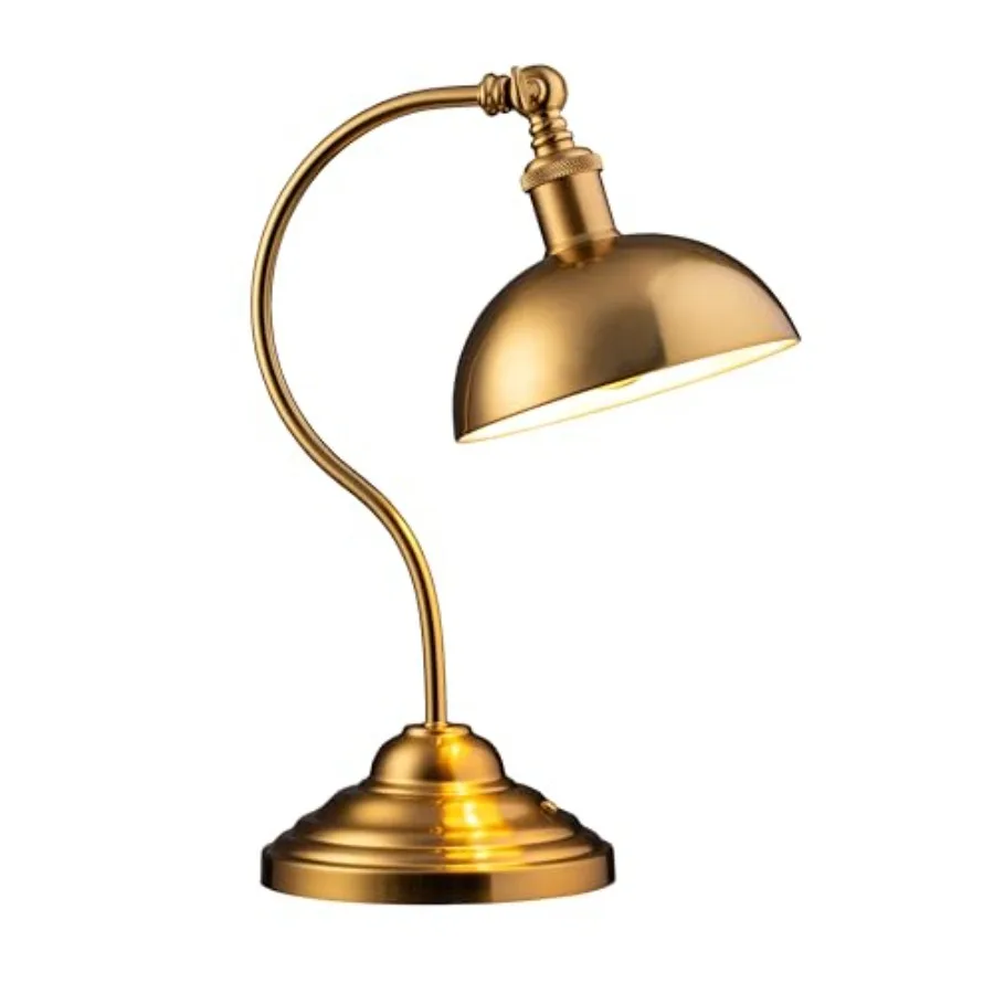 

Bankers - Cordless LED Table Lamp Battery-Operated Rechargeable 3-Level Dimming Universal USB-C Charging 180° Swivel Head Luxur
