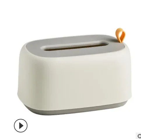 Home Living Room Desktop Smoking Nordic Style Tissue Box Office Toilet Paper Towel Box White Tissue Box