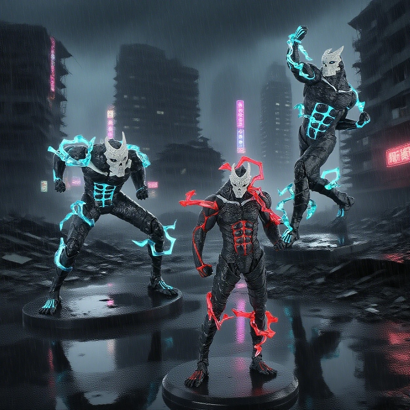 شخصية مونستر 8 21 سم كايجو رقم ثمانية شخصيات كافكا هيبينو تقف شكل الوحش رقم. 8 حلي نموذجية لتزيين الرسوم المتحركة #2