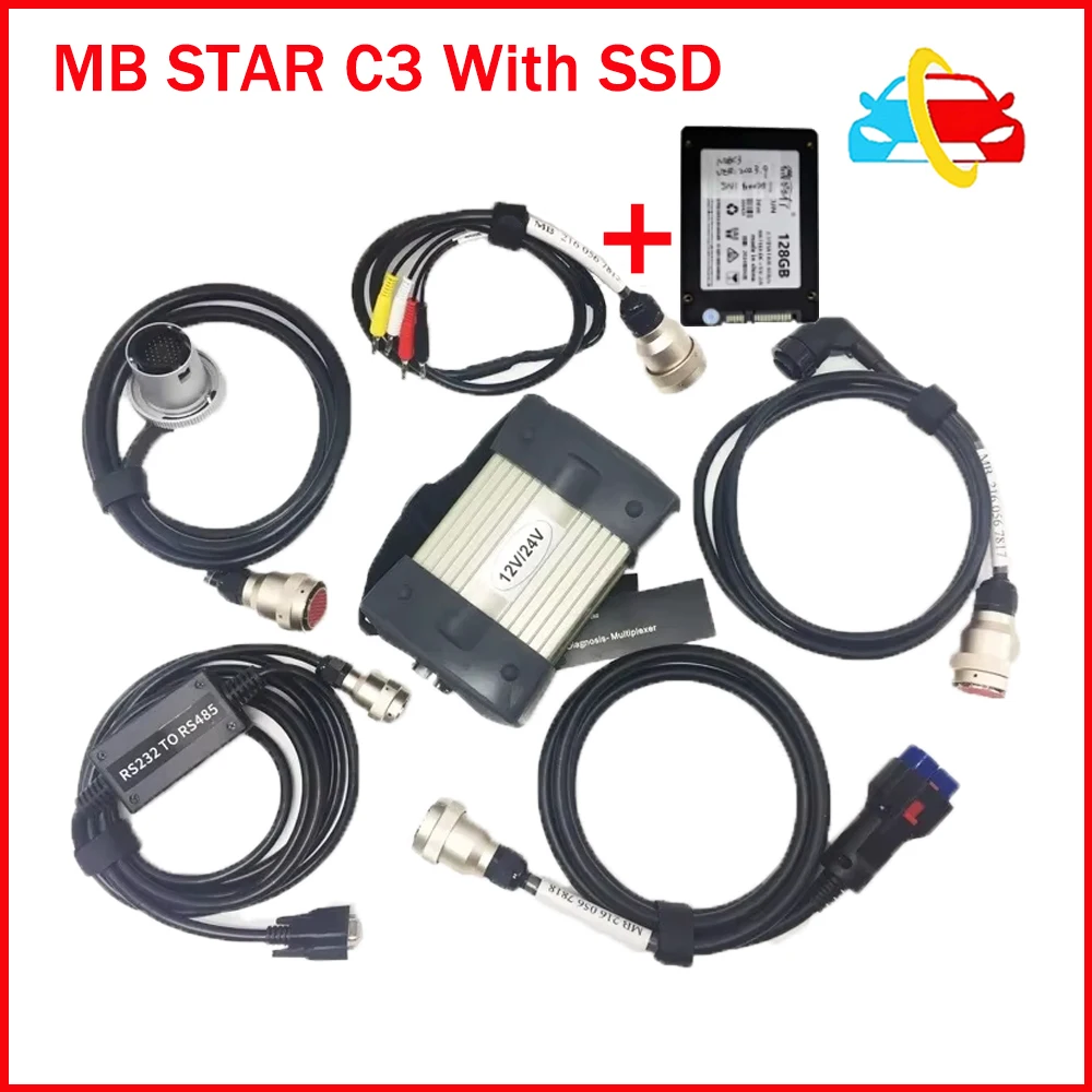 Mb Star C3 SD Connect Car/Trucks Diagnostic Tools  MB Star C3 Pro SD Connnect Auto Diagnosis Scanner with Newest Software HDD