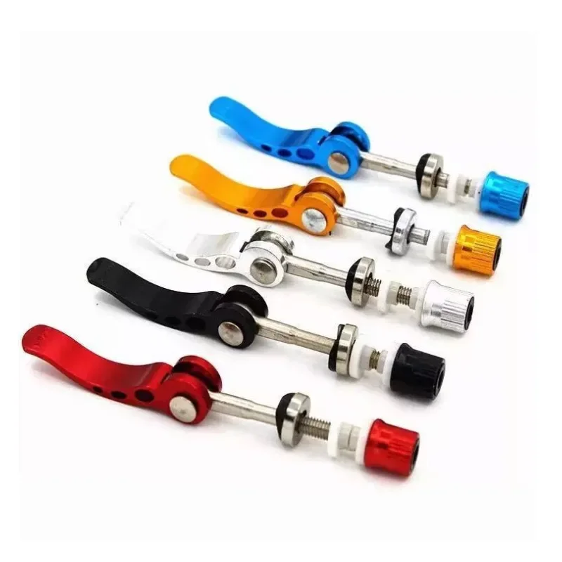 Mountain Bikes QR Tool MTB Bicycle Seat Tube Clamp Screw Quick Release Lever Cycling Seat Tube Road Bike Quick Release Universal