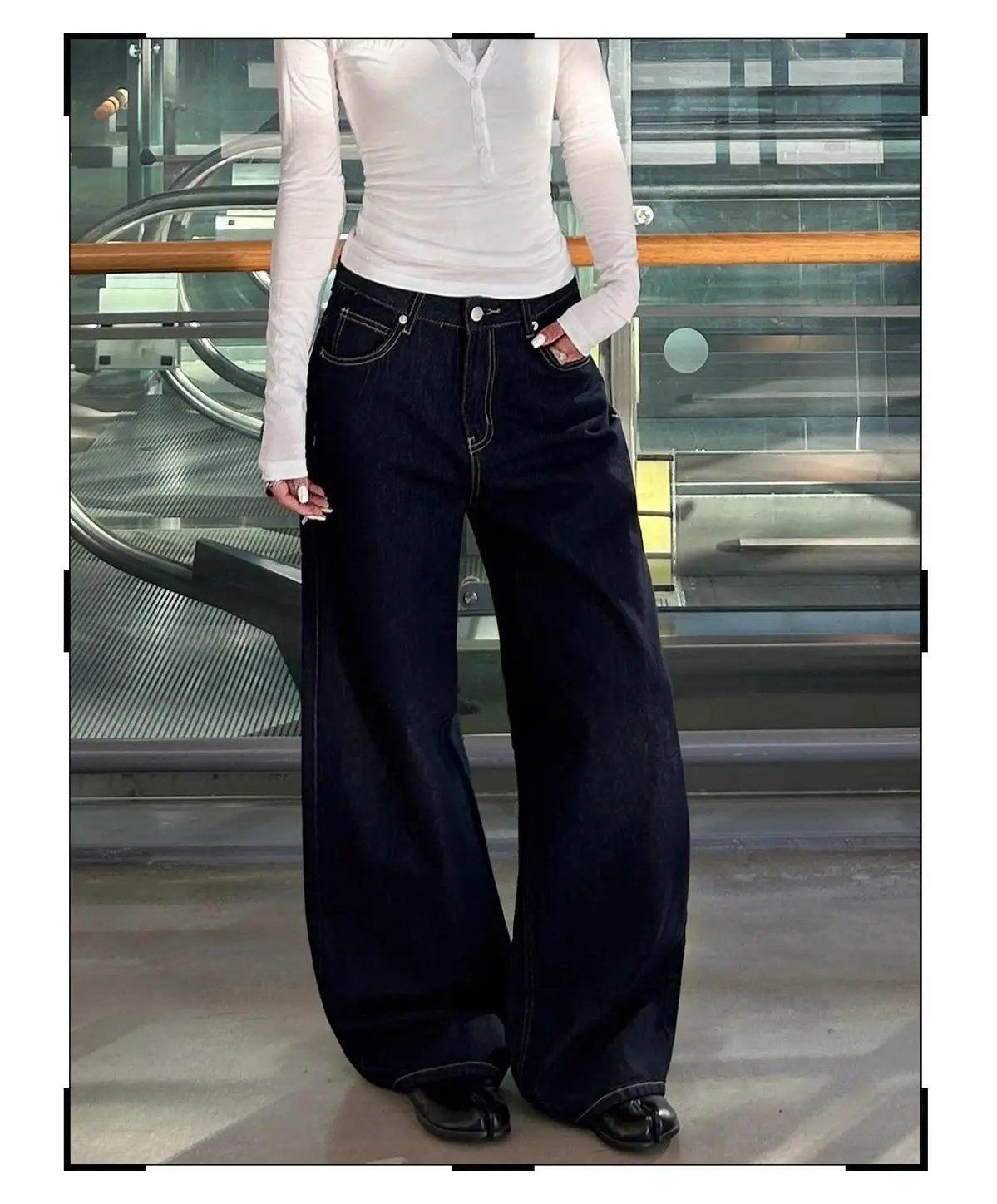 Women's Letter Embroidery Design Design Y2k Jeans 90s Street Sweatpants Cool Girl Trousers Female High Waisted Wide Leg Pants