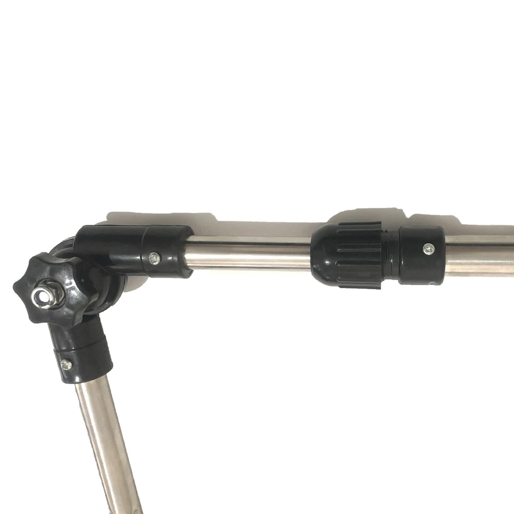 

Umbrella St for Stroller Bicycle Adjustable Height Holder Wheelchair Foldable Storage Rain Sun Safety H Free