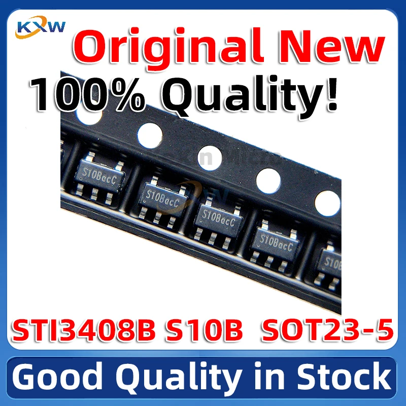 (10-100PCS) STI3408B Smd STI3408 3408 S10B SOT23-5 New Original SUNTO 1.5MHz, 1.2A Synchronous Step-Down Converter