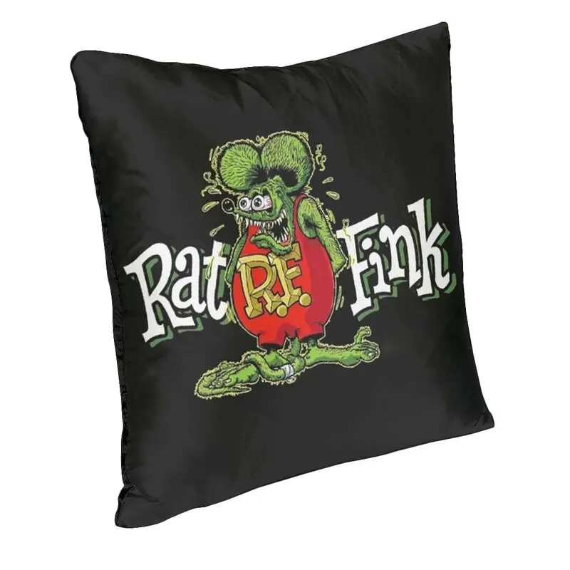 Fashion Rat Fink Animation Anime Cartoon Square Throw Pillow Case Decoration 3D Two Side Printed Cushion Cover for Sofa