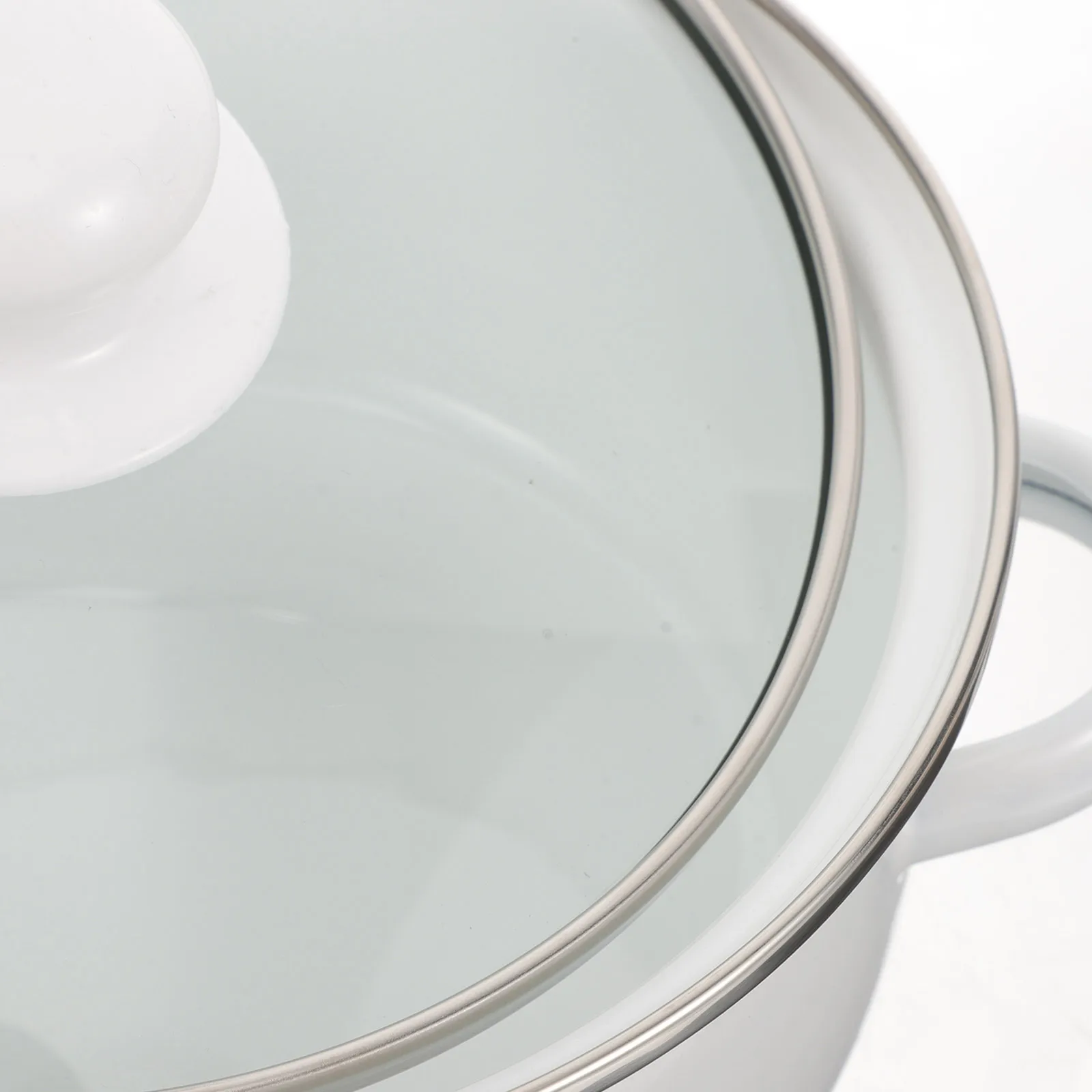 

3Pcs Mini Enamel Soup Pot Double-Handle Stew Pot Household Cooking Stockpot Heat Resistant Non-Slip Handle Kitchenware Random