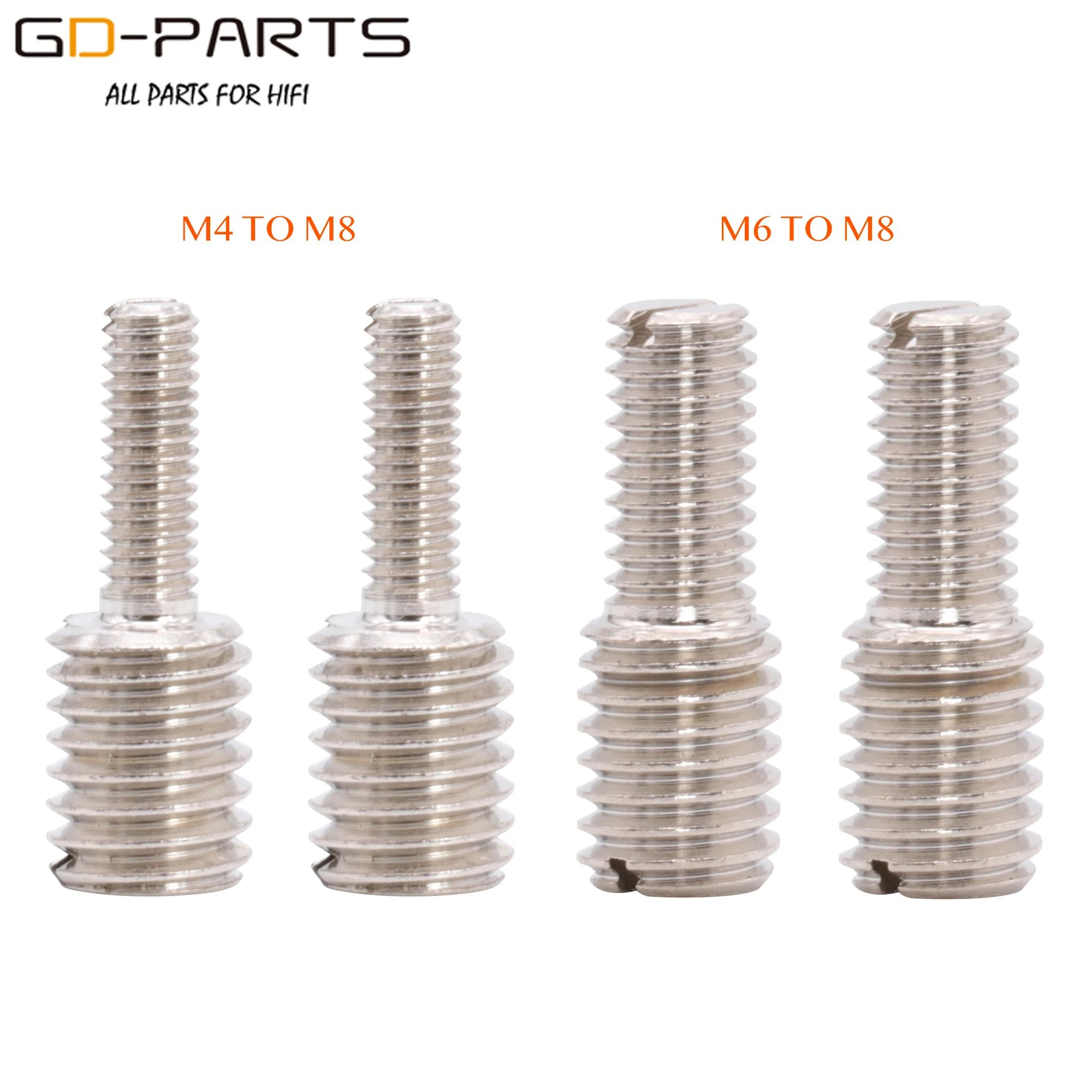 M8 to M6 Conversion Screw Variable Diameter Screw Amplifier Footpad Installation Screw M8 to M4