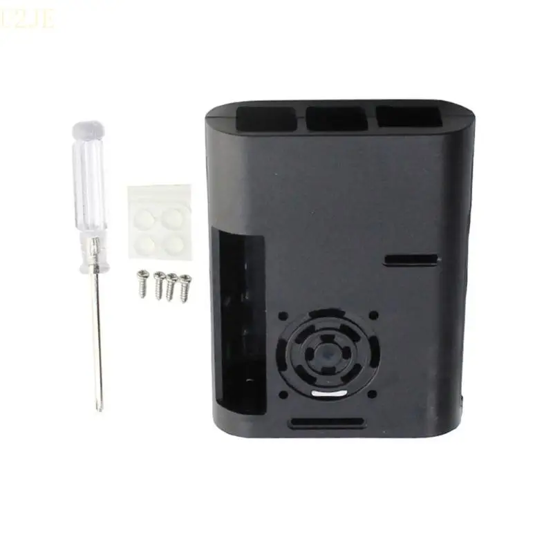 Case U2JE ABS для RPI 5b с охлаждающими вентиляционными радиаторами для охлаждения охлаждения охлаждающих вентиляторов RPI5
