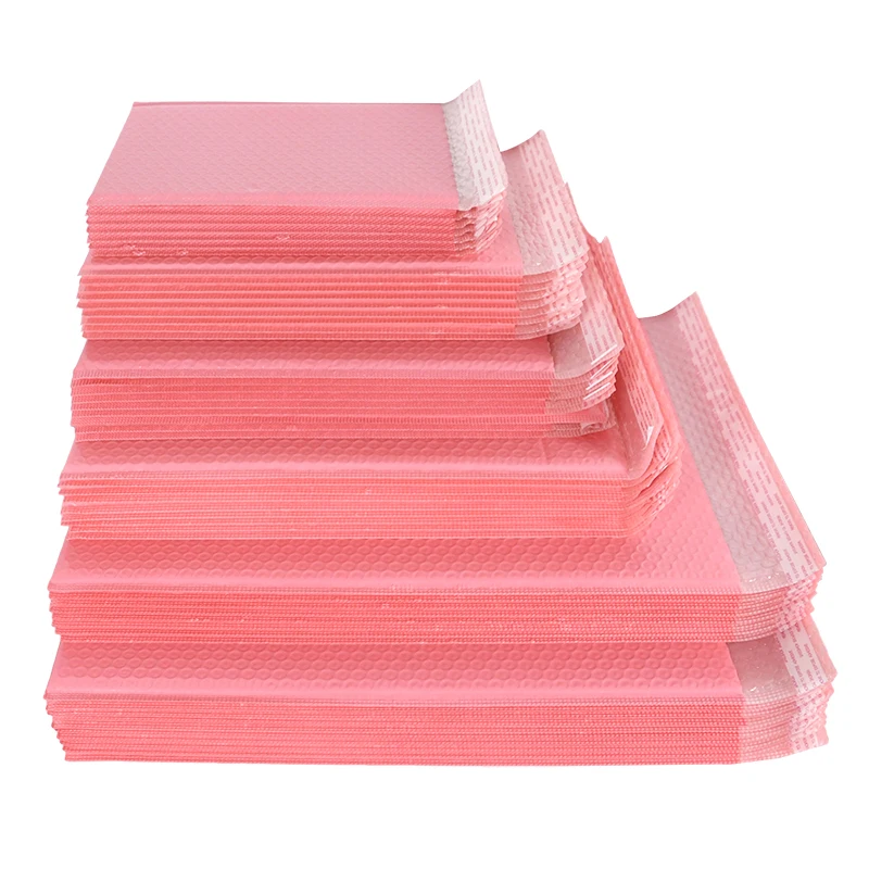 2-5Pcs Black Pink Bubble Envelope Bags Self Seal Mailers Padded Shipping With Bubble Mailing Bag Gift Packaging Supplies