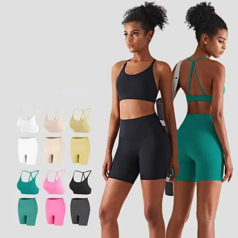 

Костюм для йоги для женщин, высококачественный сексуальный модный утягивающий спортивный фитнес-бюстгальтер и леггинсы, майка, дышащий комплект