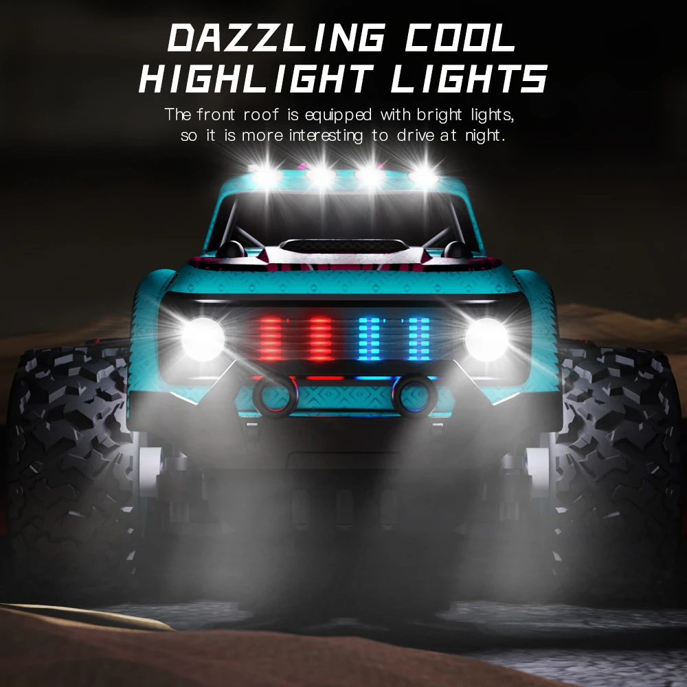 KBDFA KF23 KF24 RC Car 1/20 Off Road Vehicle With LED Light Big Foot Climbing High Speed Racing Outdoor RC Toys Gifts for Kids