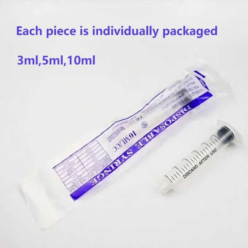 Syringe No Push Rod Threaded Needle Tubes for Hydrolifting Gun Needle EZ Mesotherapy Gun Injector Beauty Care Toolss