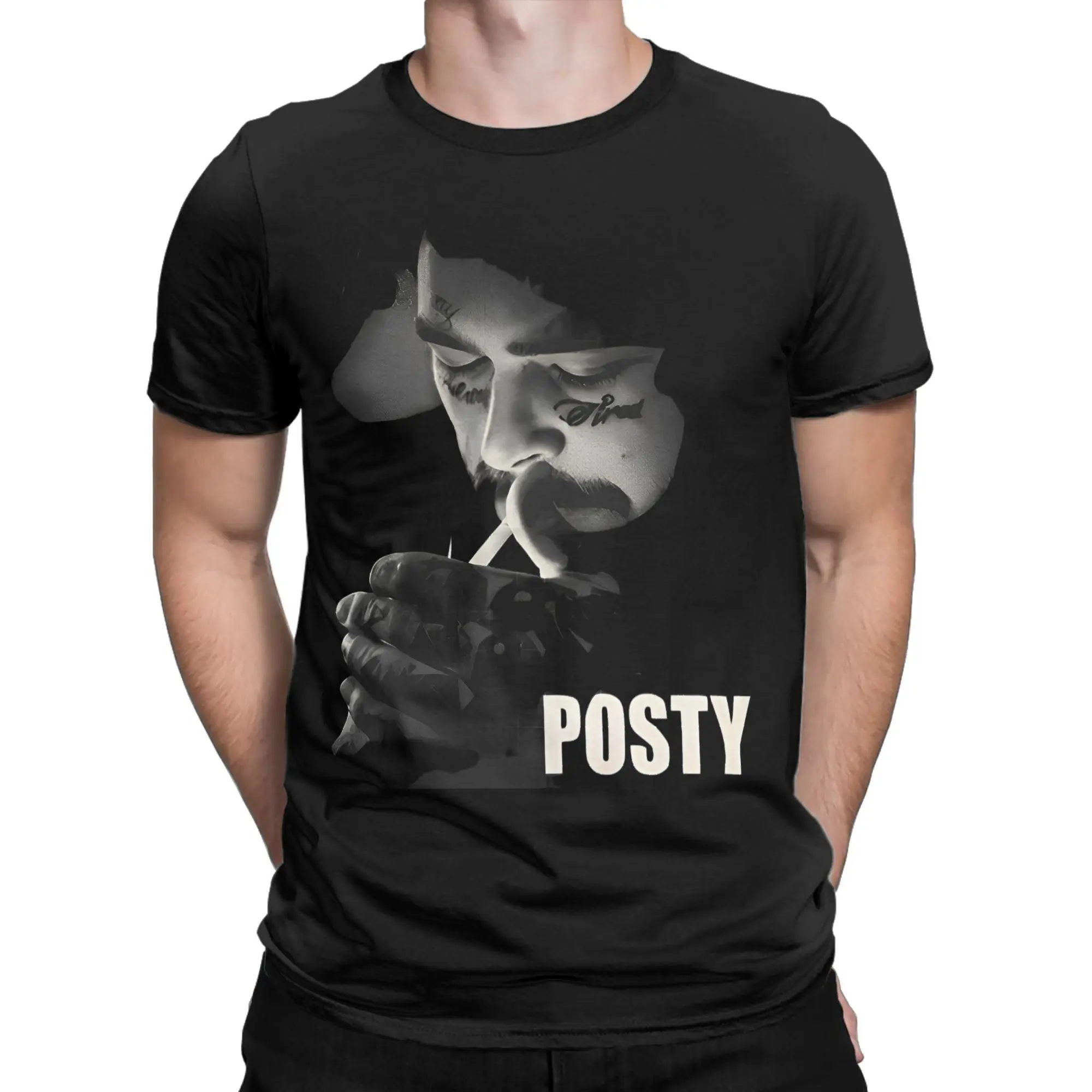 Harajuku T Shirt Summer Post Malone Jelly Roll Graphics Leisure T Shirts for Men Y2K Retro Cheap Print Short Sleeve Top Tees