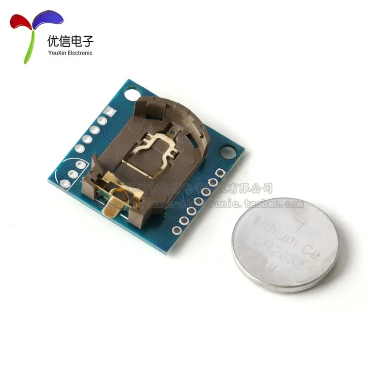 Электронный строительный блок Крошечный модуль RTC I2C 24C32 Память DS1307 Часы