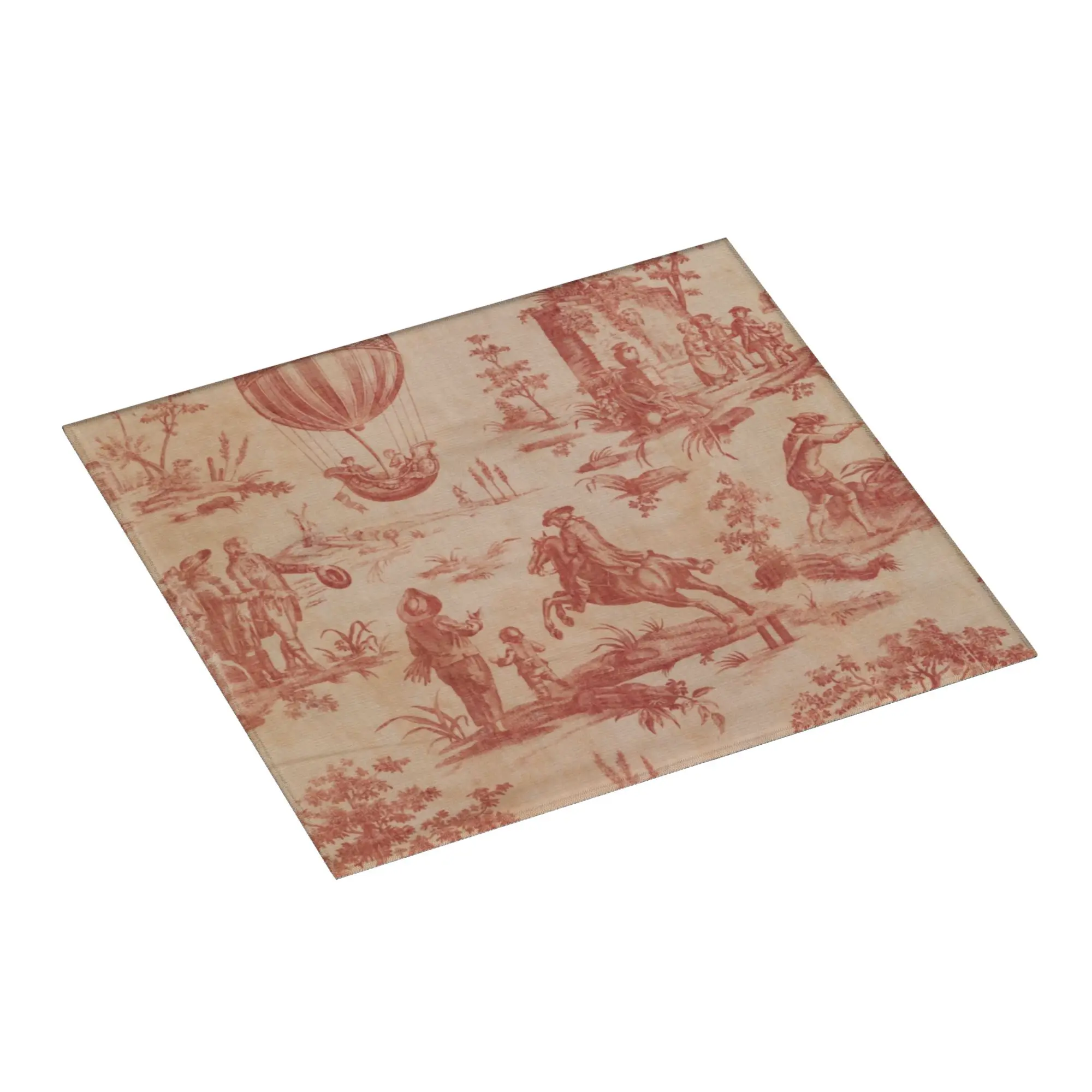Drying Mat For Kitchen Toile De Jouy Water Absorbent Waterproof Reusable  On Slip Kitchen Counter Protector Mat