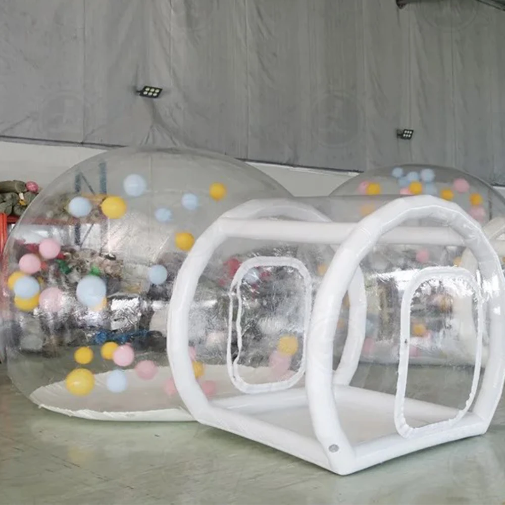 Clear Inflatable Bounce Bubble House 3m 10ft Commerical Bubble Balloon House with Blower for Outdoor Indoor Party