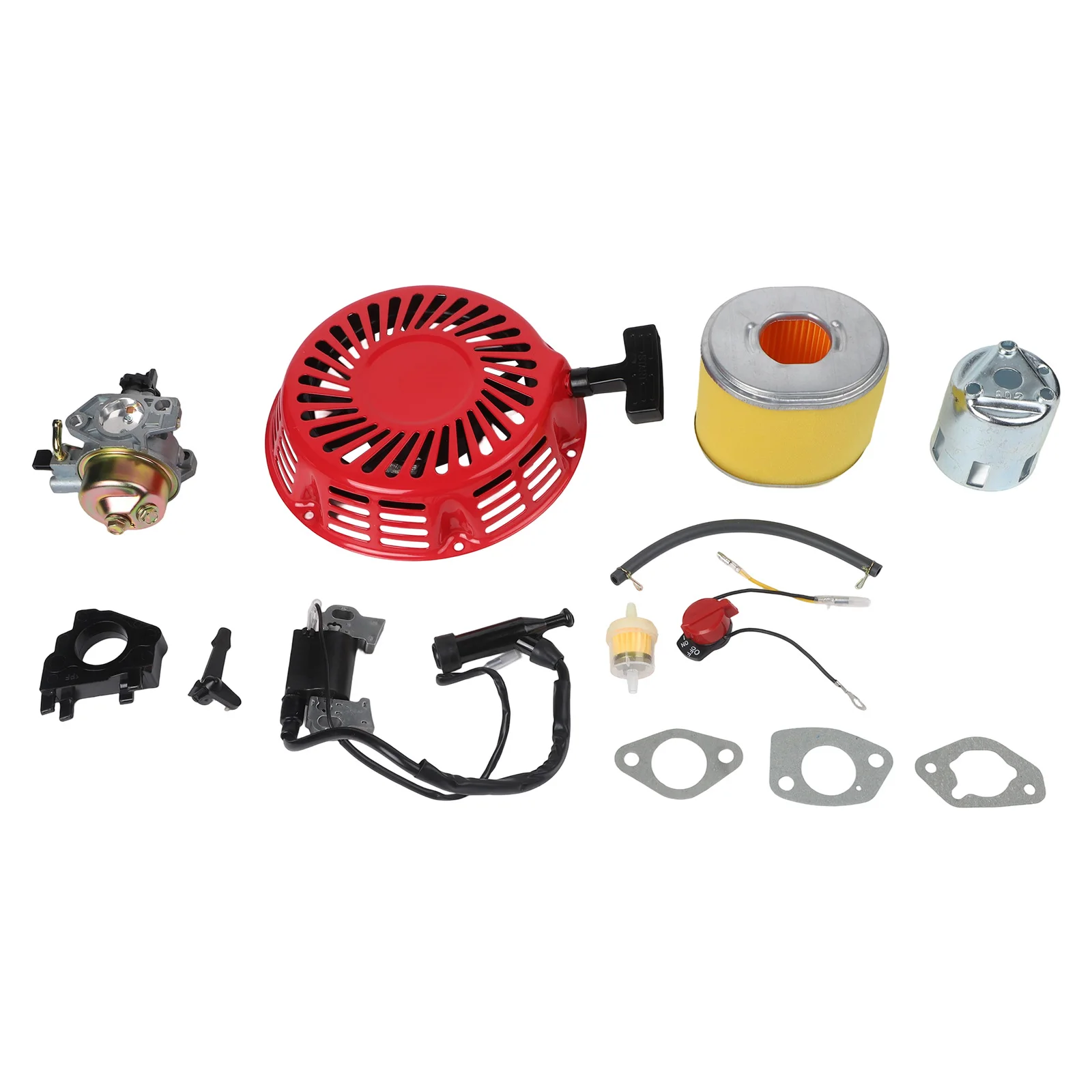 /Carburetor /For /Recoil Starter Ignition Coil Kit For For Honda For GX340 For GX390 GX420 11HP 13HP 16HP Engine Lawn Mower Part