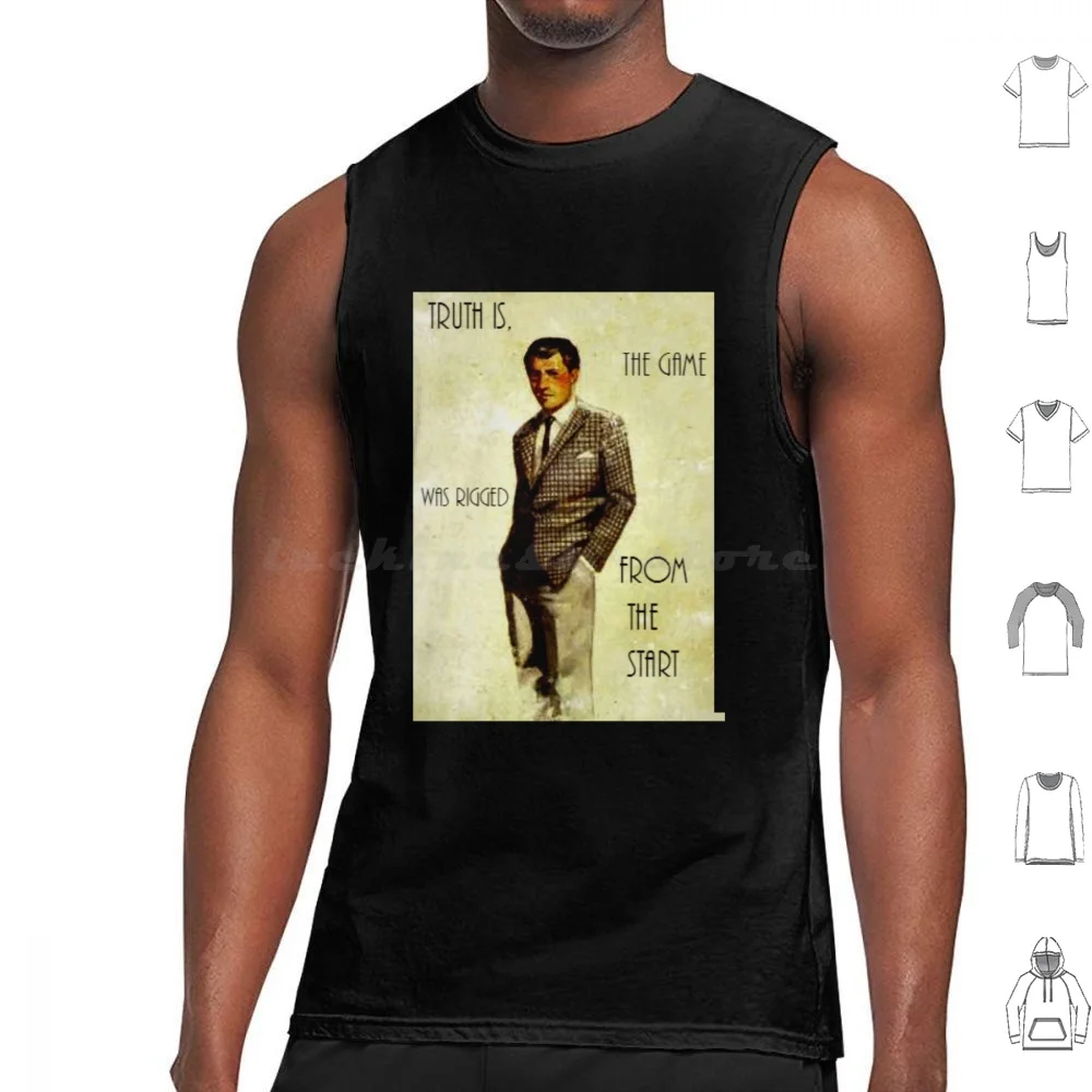 New Vegas Benny-The Game Was Rigged From The Start Tank Tops Print Cotton Boy New Vegas 4 Benny The Courier Lone Wanderer