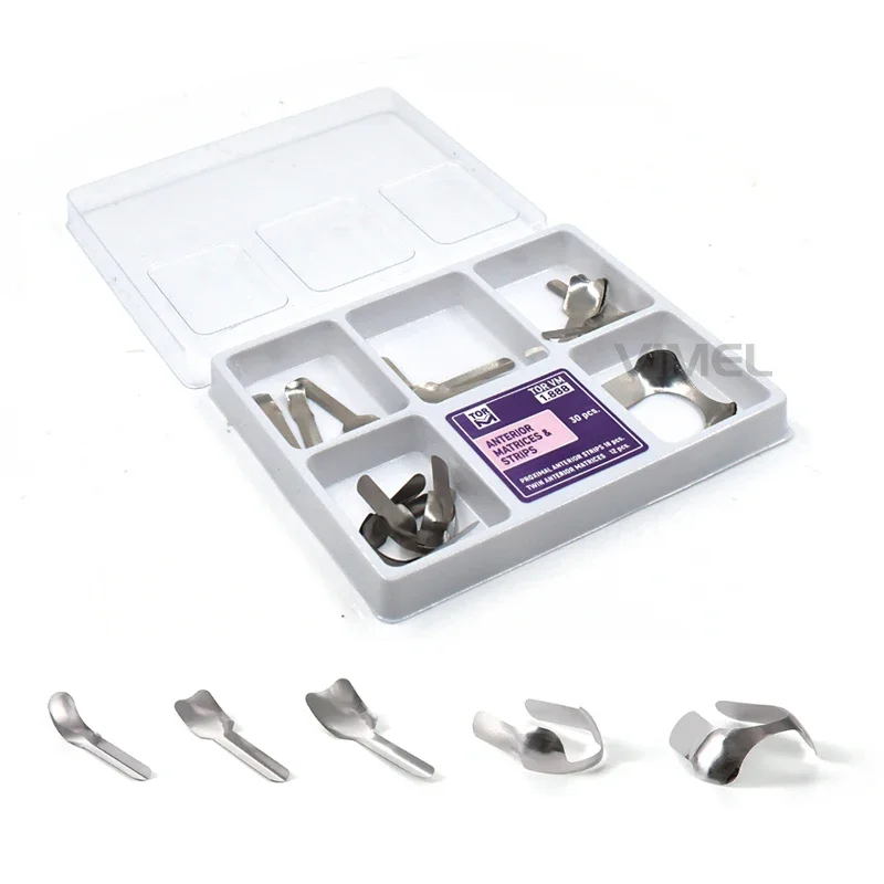 Denta Material Sectional Contoured Matrices System Anterior Matrix Band Ring Wedges Holder Twin Anterior Matrice