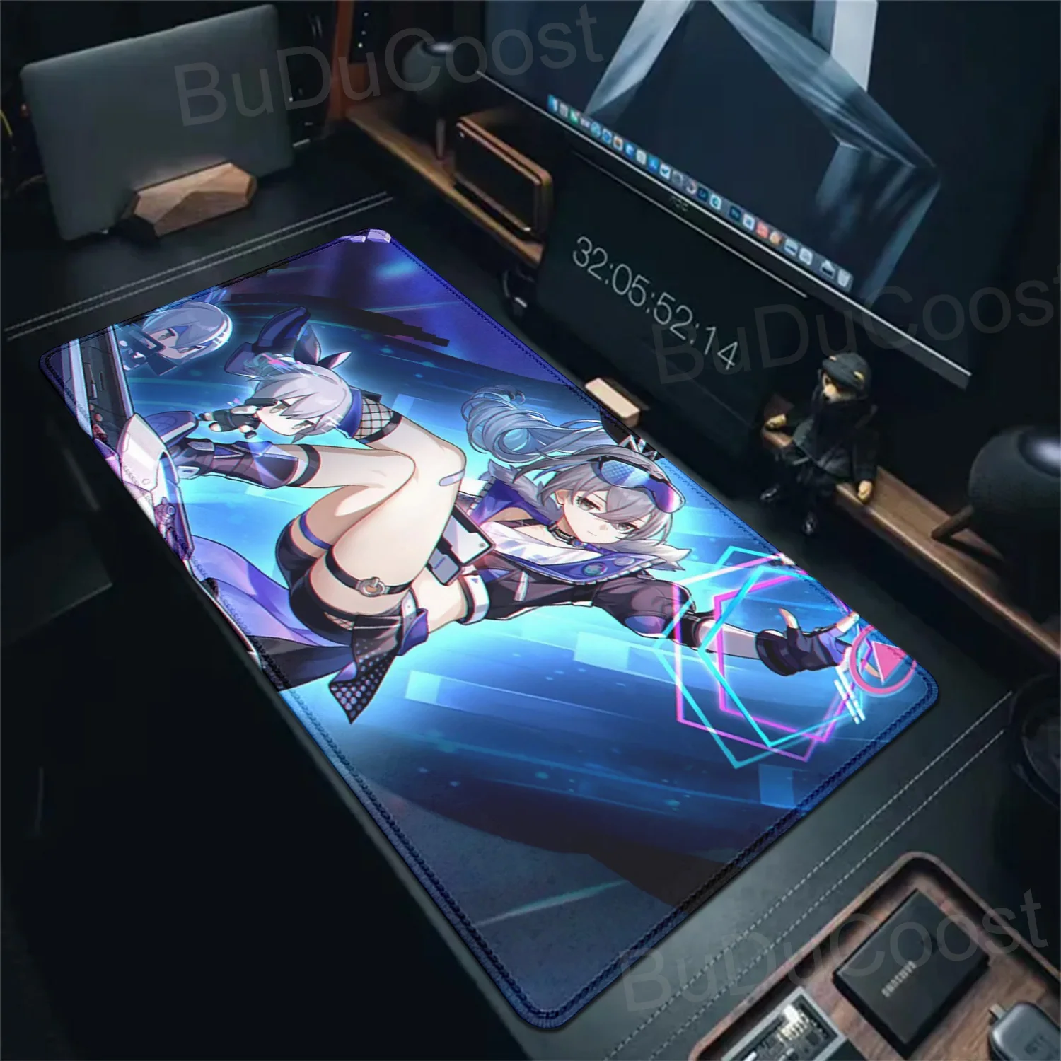 Firefly Mouse Pad Kafka Silver Wolf Honkai Star Rail  Large Computer Laptop Non-slip Office Keyboard Desk Mat Mousepad