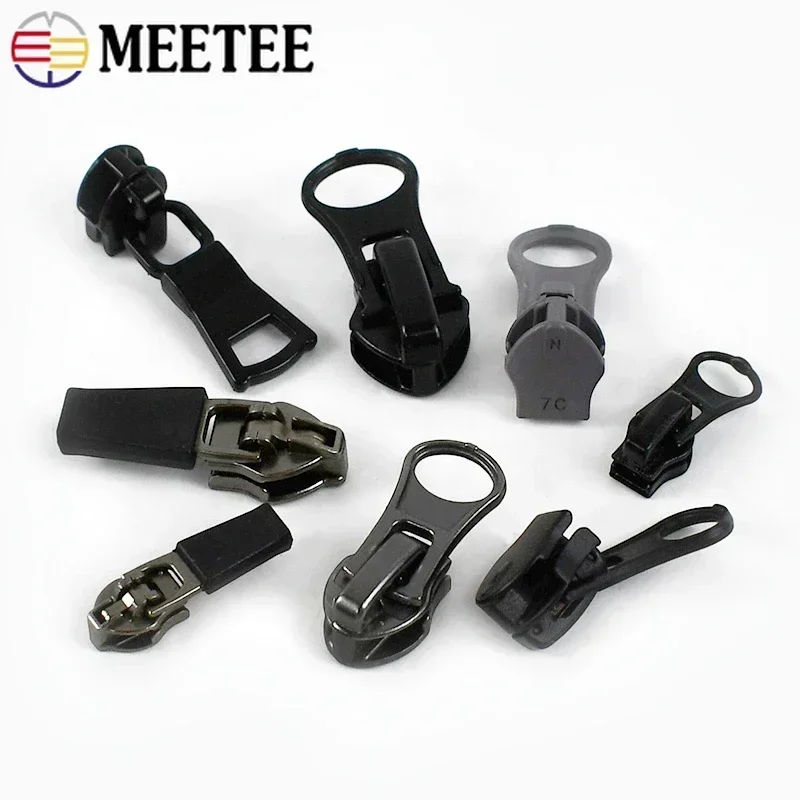 Revertida Zipper Slider para Costura, Zíperes impermeáveis invisíveis, Nylon Zip Pull Head, DIY Bag e Jacket Acessórios, 3 #, 5 #, 8 #, 10 #, 20PCs