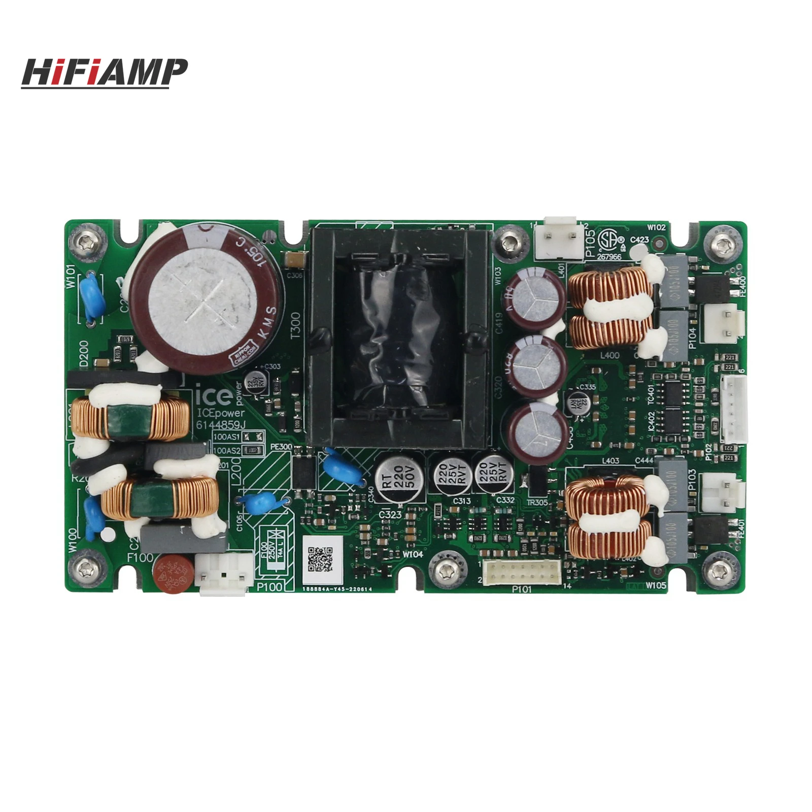 

Модуль усилителя мощности HiFiAMP Original 100AS2, 2x100 Вт, цифровой усилитель мощности, компонент усилителя для ICEPOWER