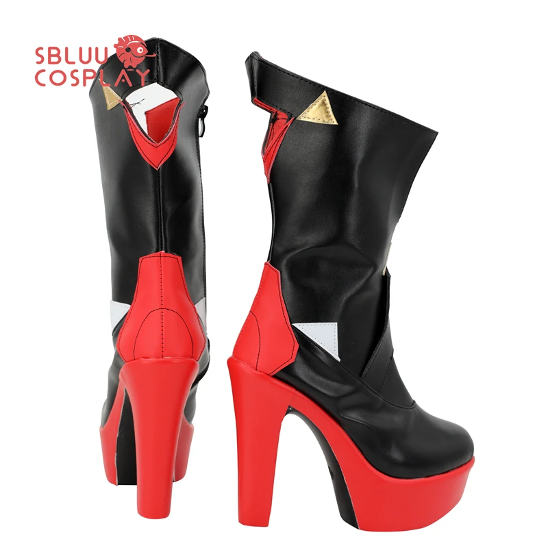 SBluuCosplay Honkai Impact 3 Herrscher of Thunder, zapatos de Cosplay, botas hechas a medida para fiesta de Halloween