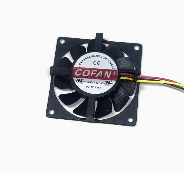 FAN FOR F-4008M12B-IV F-4008H12B F-4008H12B-IV 12V 4008 BMD DECKLINK 8K PRO 4CM Video capture card ultra-thin micro cooling fan