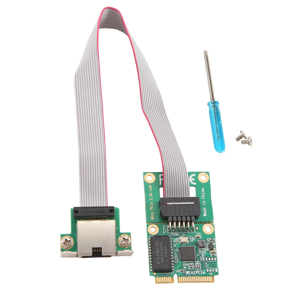 Mini PCIe 2,5G Ethernet Karte RJ45 Netzwerk Adapter Gigabit Netzwerk Adapter Mini Pci-E 2500Mbps RJ45 LAN Controller Karte – AA56