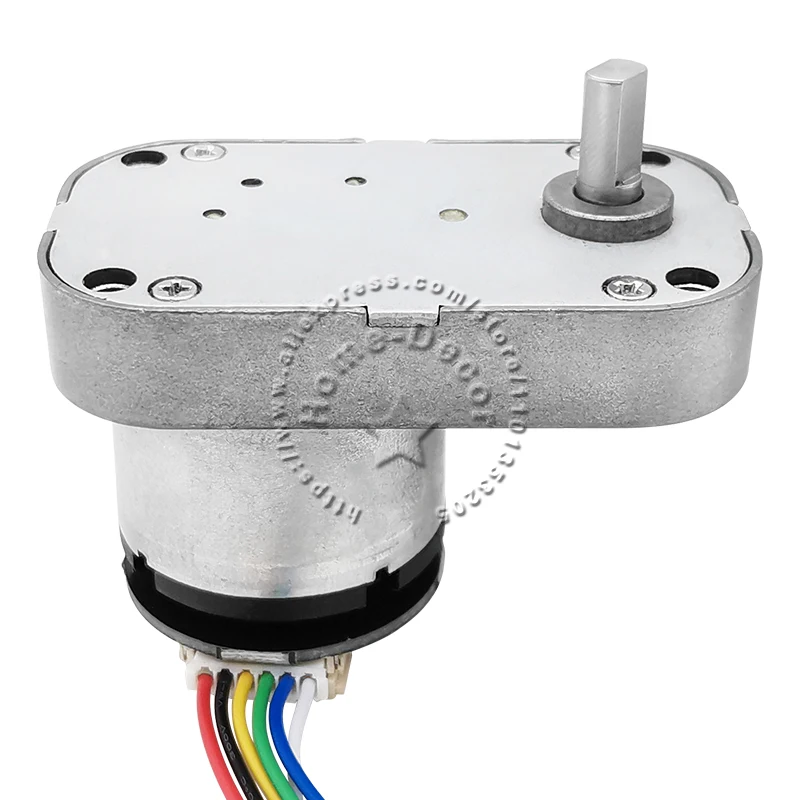 1pcs DC6V/12V 520 Metal Gearbox with Encoder Signal Feedback Turbo Worm Speed Reduction Gear Motor #1