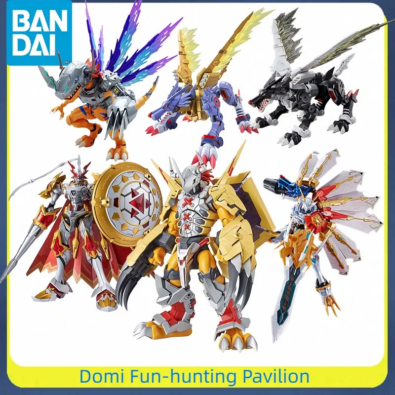 

Bandai Original FRS Amplified Digimon Anime Figure Omegamon GALLANTMONMetal Greymon WarGreymon Black War Greymon Assembly Model