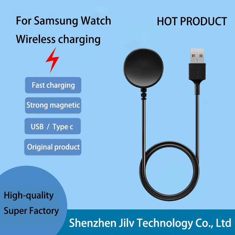 Portable  Wireless Watch Charger For Samsung Galaxy Watch 5 Pro 5/4/3 Active 2/1Gear Sport/S3 Charging Dock Station