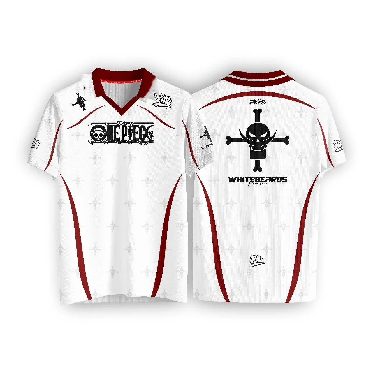 2026 NEW Bandai JERSEY KAOS Retro Bestseller One Piece Kids/Adults Are Suitable for Daily and Training Wear