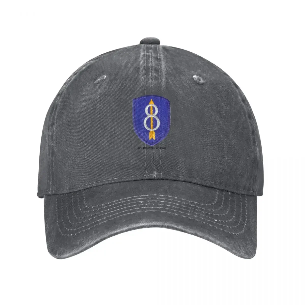 

8TH INFANTRY DIVISION Baseball Cap Military Tactical Cap western Hat Icon funny hat Men's Caps Women's