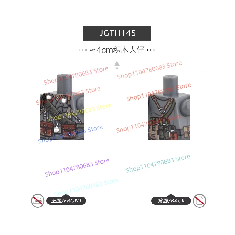 MOC 군사 새로운 빌딩 블록 인형 De Palm 위장 모자이크 장난감 장식품 컬렉션 봄, 여름, 가을