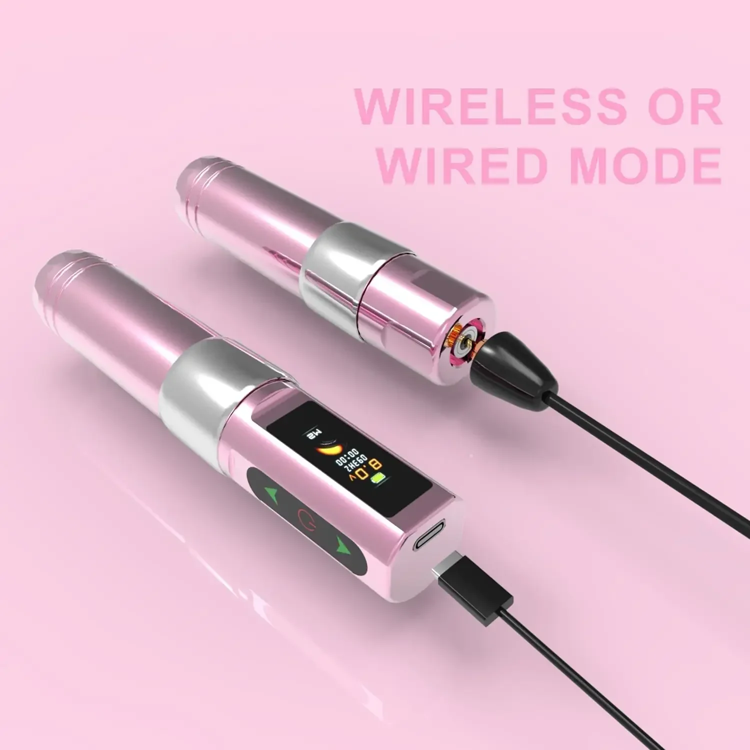 Wireless Battery Tattoo Pen Rotary Tattoo Gun Lightweight LED Digital Display Slim Tattoo Machine Machine Permanent Pen Tattoo