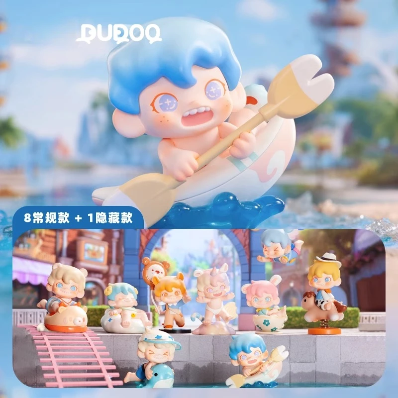 

DUDOO 3 Mischievous Amusement Park Series Blind Box Toys Cute Action Figure Doll Model Caixa Caja Surprise Mystery Box Girl Gift