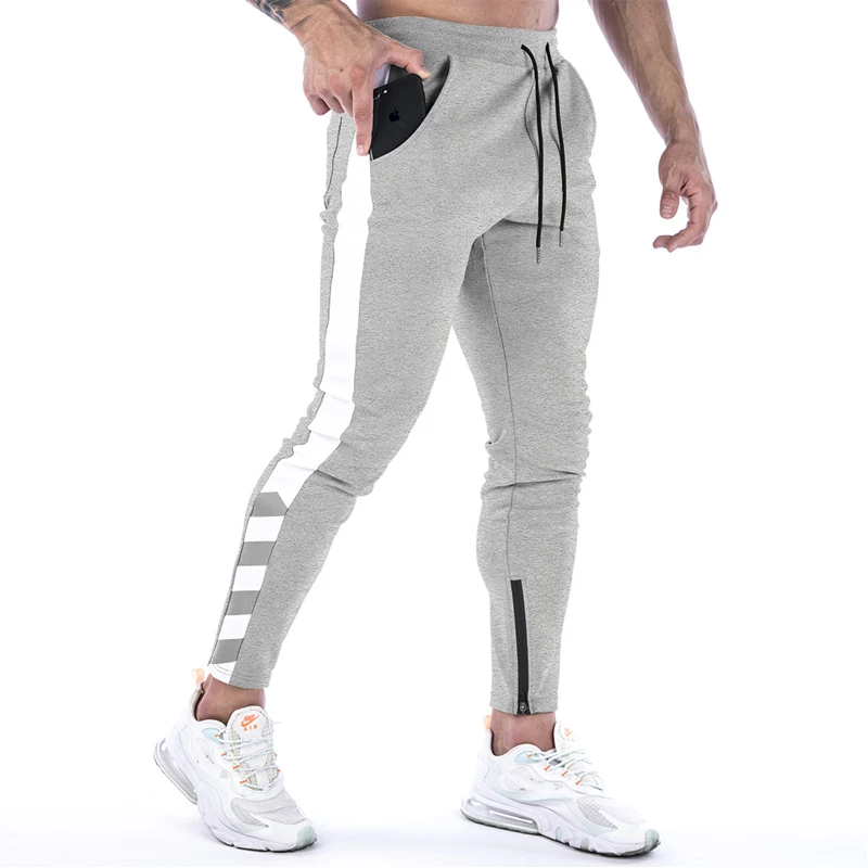 Men Joggers Casual Pants Fitness Men Sportswear Tracksuit Bottoms Skinny Sweatpants Trousers Black Gyms Jogger Track Pants - Image 5