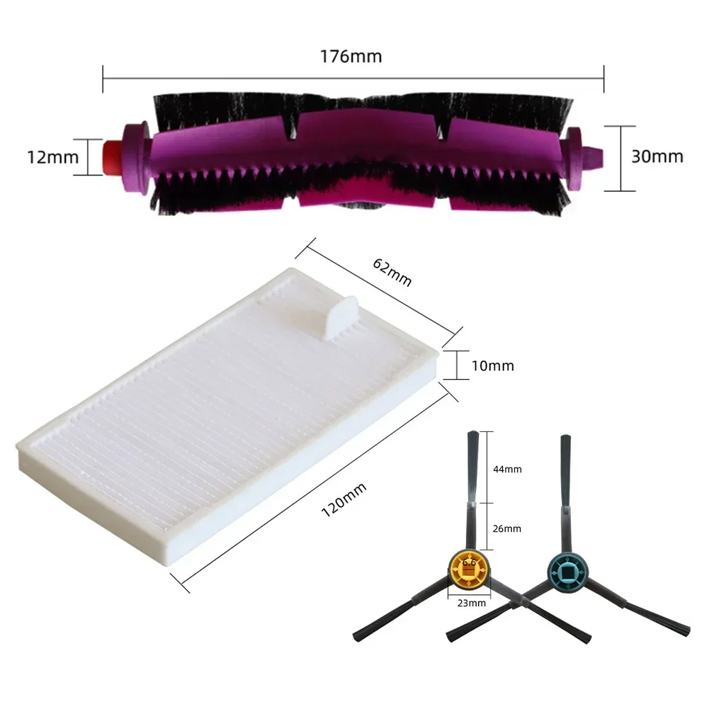 Kit de filtro de Cepillo Lateral de cepillo principal para V12 para Eureka J12 Ultra repuestos de aspiradora accesorios de repuesto