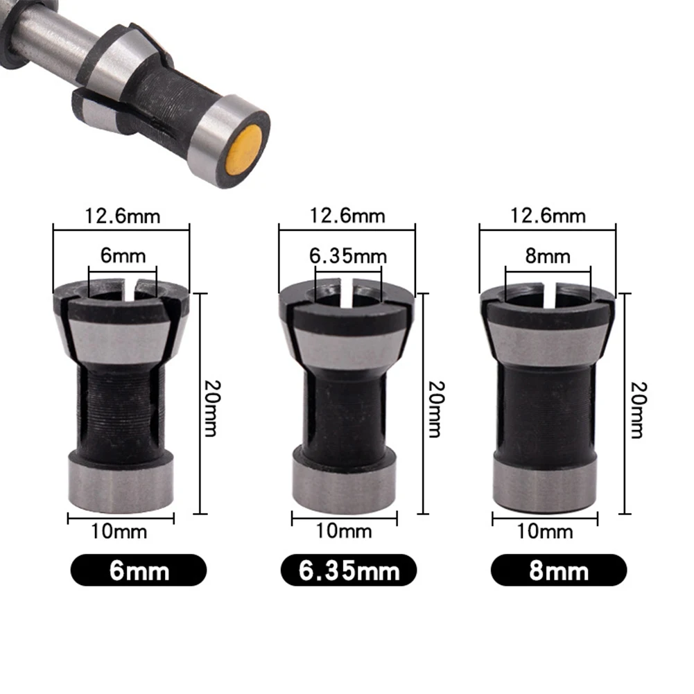 Carbon Steel Compatible With Various Machines Exceptional Strength Flexibility In Tasks Carbon Steel Collet Chuck Set