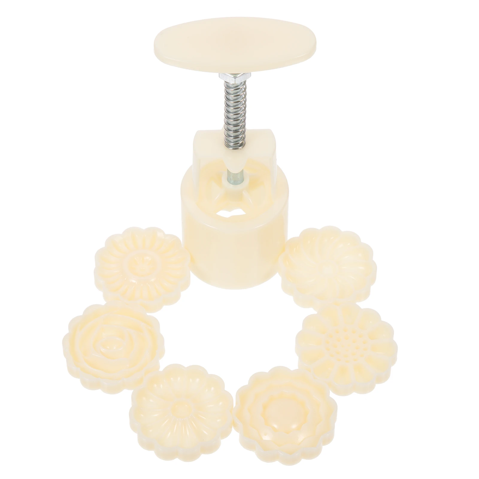 

1 Set Flower Shaped Mooncake Mold Baking Tool Bean Cake Molds Kitchen Supplies Cookie Press Mid-Autumn Festival Pastry Chocolate