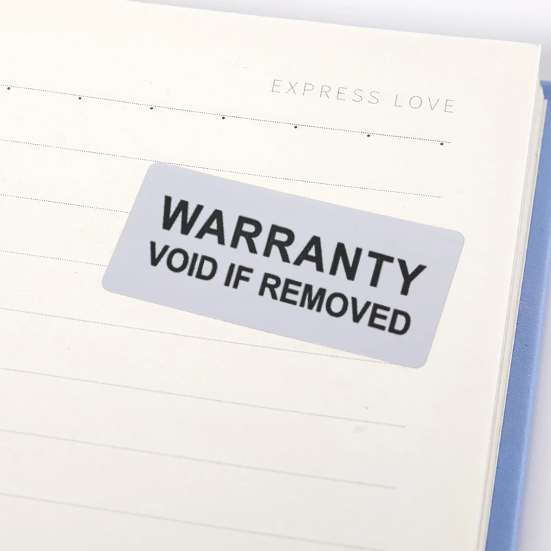 HOT! 100pcs Warranty Protection Sticker (40mm*20mm) Tamper Proof Void Label Stickers