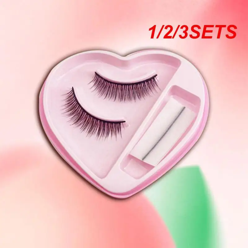 رموش اصطناعية طبيعية ذاتية اللصق ، حسّن مظهرك ، بسيطة أعلى تصنيف ، جميل ، الأفضل مبيعًا ، مجموعة واحدة ، مجموعتان ، 3 مجموعات