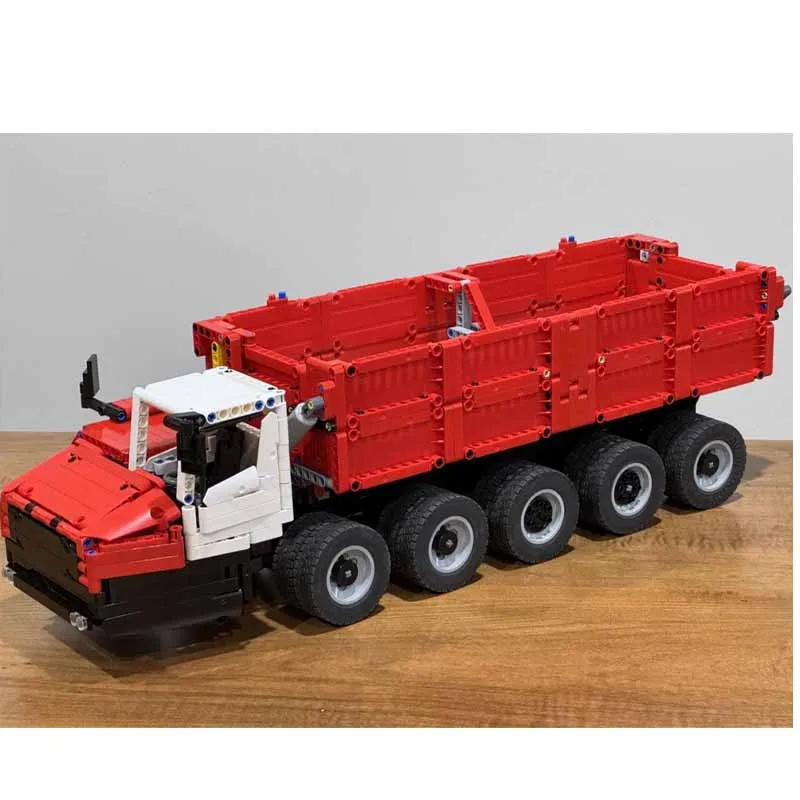 MOC-29987 Building Blocks  Static Edition Truck Manual Red Front 1512pcs Christmas Toy Gift Decorations Birthday Gifts
