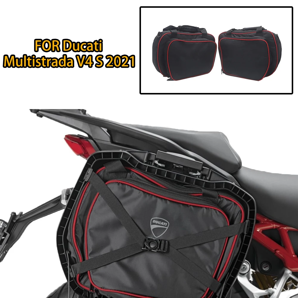 2021 Ducati Multistrada V4 S Inner Bags for Plastic Side Panniers Cases Motorcycle Accessories Perfect Fit Waterproof Durable