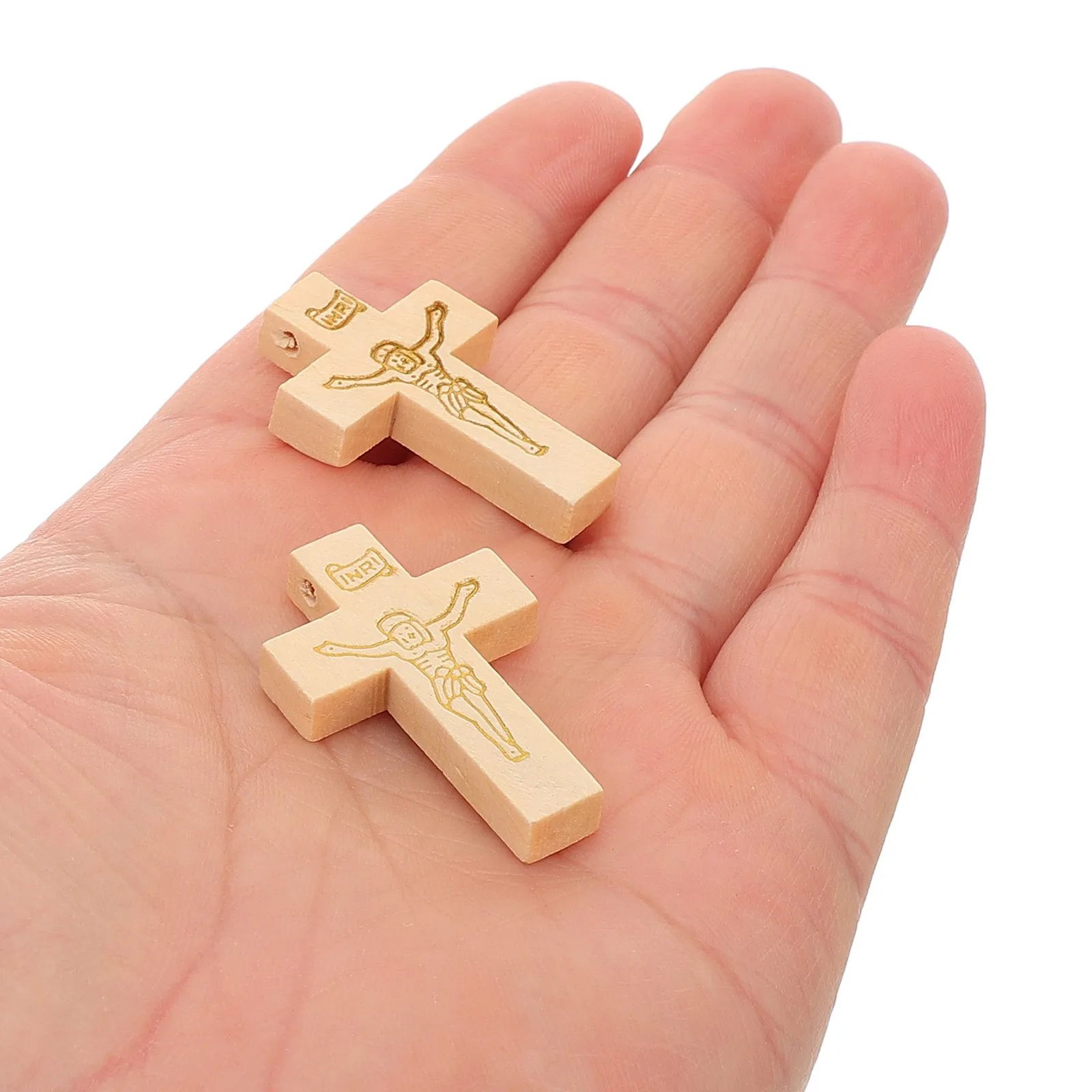 

10Pcs Cross Charms for Jewelry Making Realistic Pendants Hanging Decorations DIY Earrings Necklaces Bracelets Craft Supplies