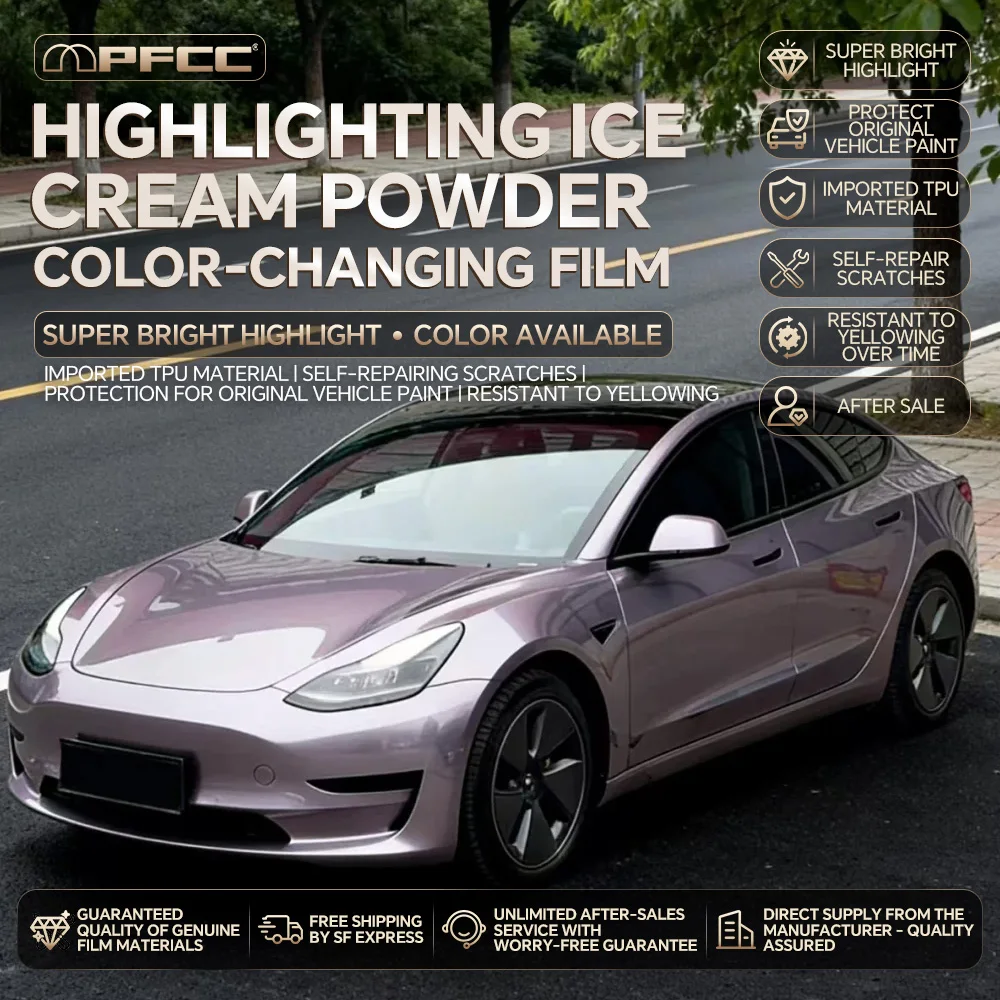 PPF 8.5mil Tesla Paint Protection Film for Model 3/Y/S TPU material Anti-fouling and anti-corrosion Full protection