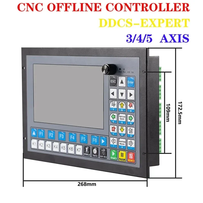 M350/Ddcs-expert 3/4/5 Axis Cnc System, Motor Controller Kit +z Axis Probe +3d Edge Finder+Extended Keyboard Replace ddcsv3.1